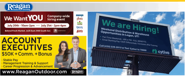 Hiring Advertising poster